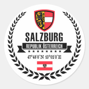 Salzburg Classic Round Sticker