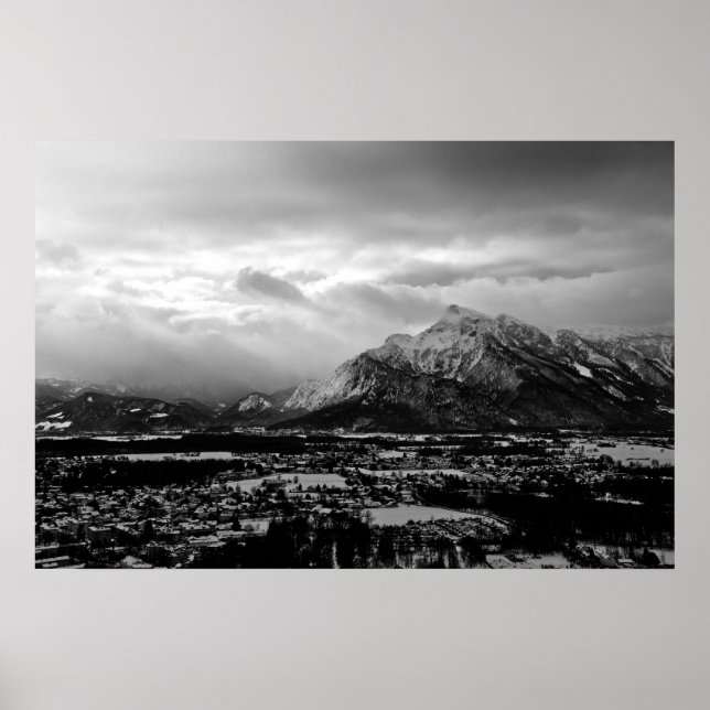 Salzburg Mountains Poster (Front)