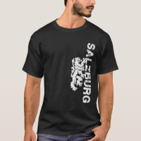 Salzburg T Shirt with Salzburg Lions Coat of Arms 