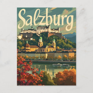Salzburg Vintage Postcard