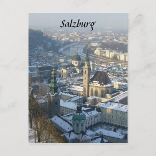 salzburg winter postcard