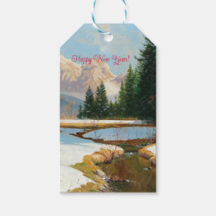 Salzburger Alps-View, Winter Gift Tags