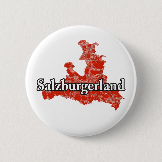 Salzburgerland 6 Cm Round Badge (Front)