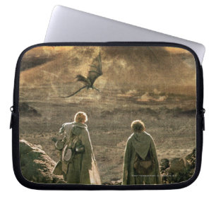 Sam and FRODO™ Approaching Mount Doom Laptop Sleeve