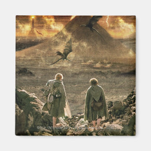Sam and FRODO™ Approaching Mount Doom Magnet
