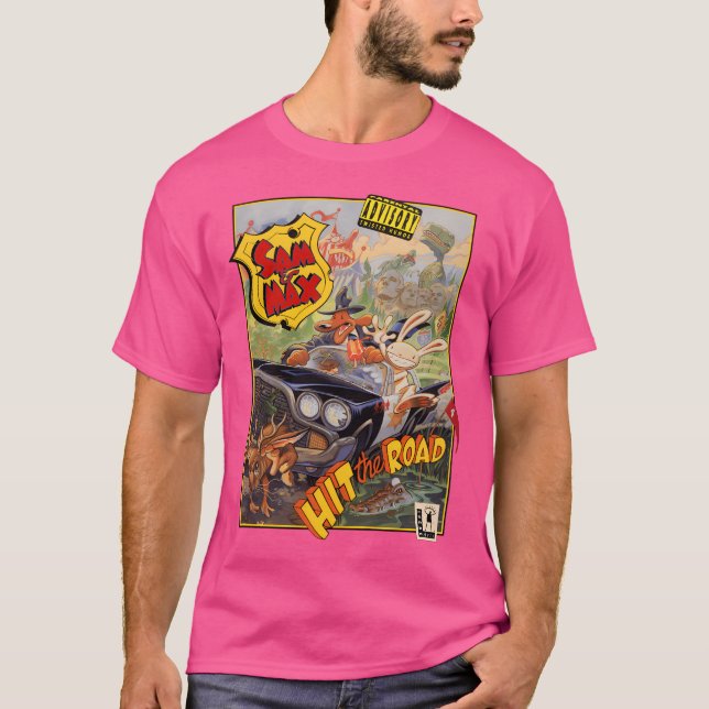 Sam And Max  Hit The Road T-Shirt (Front)