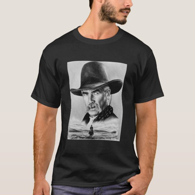 Sam Elliot Lone Rider T-Shirt (Front)