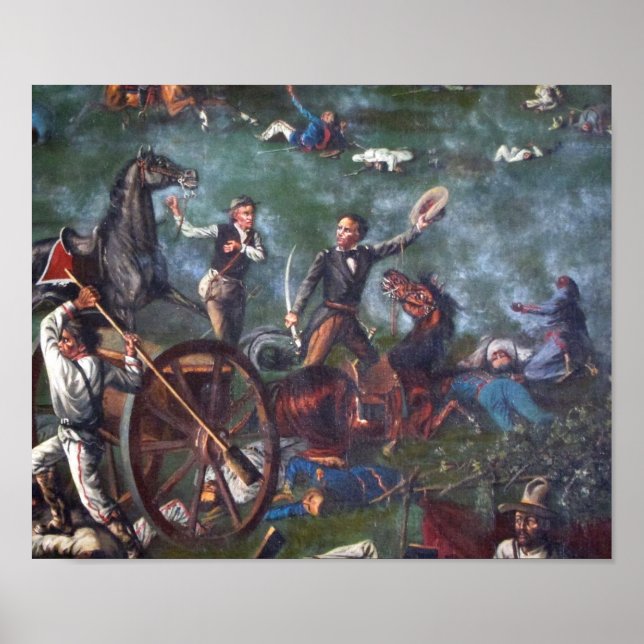 Sam Houston at San Jacinto Poster (Front)