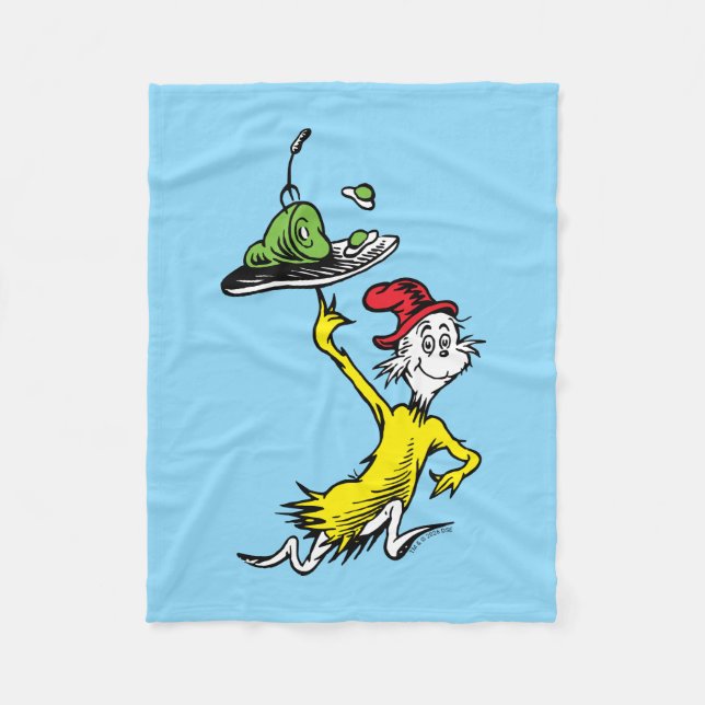 Sam I Am Fleece Blanket (Front)