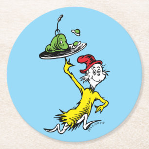 Sam I Am Round Paper Coaster