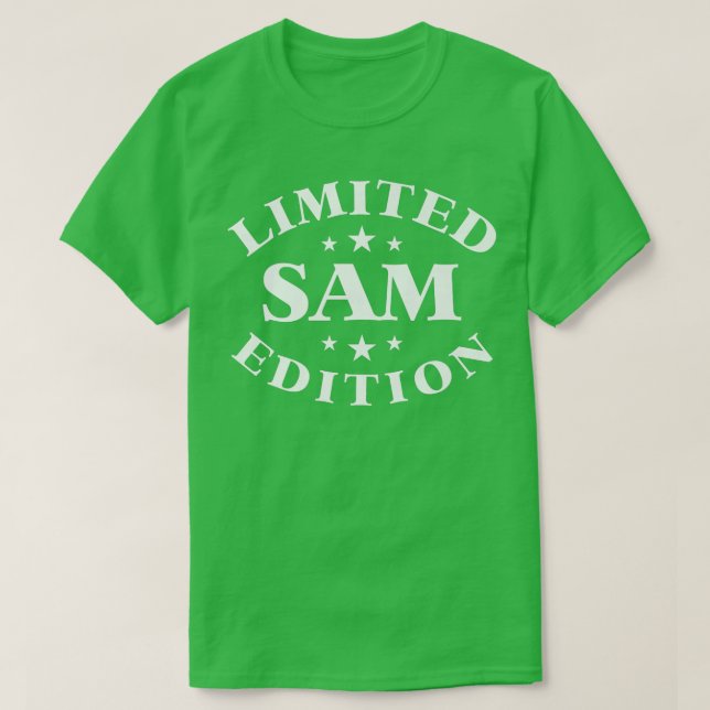 Sam Limited EditionFunny Personalised Sam Premium  T-Shirt (Design Front)