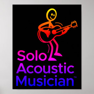 SAM Logo Vertical Poster Framed 9"x11" 