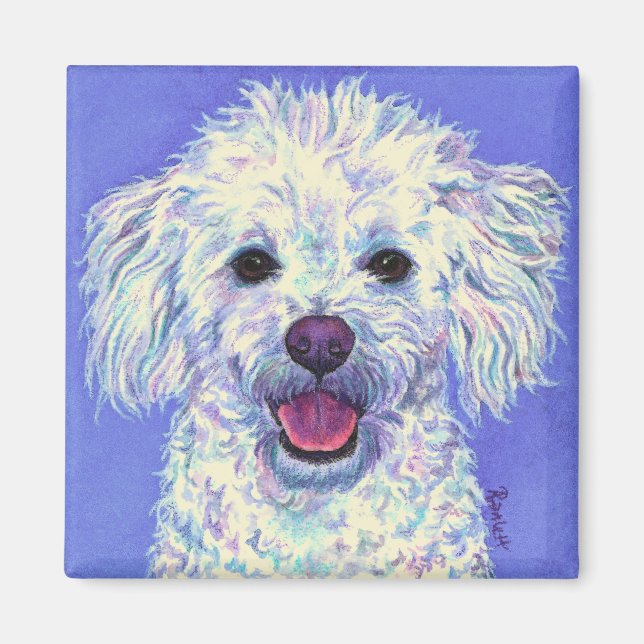 "Sam" - Poodle Mix Magnet (Front)