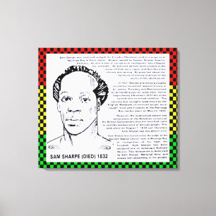 Sam Sharpe Jamaican Hero Canvas Print