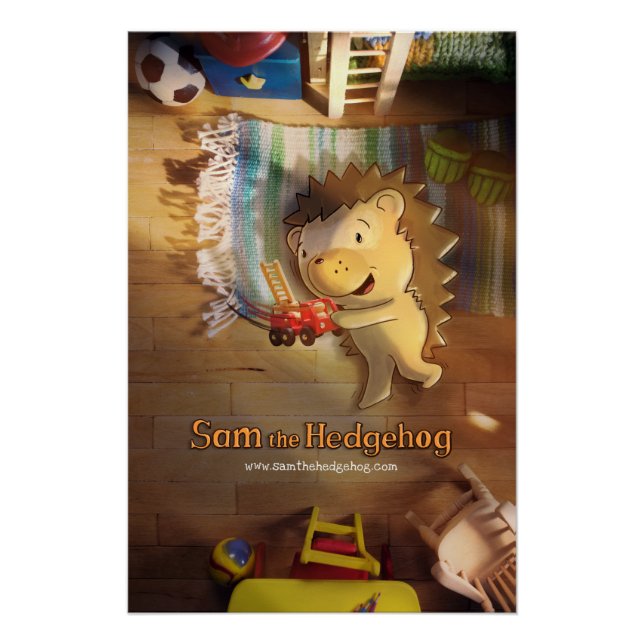 Sam The Hedgehog Poster (Front)