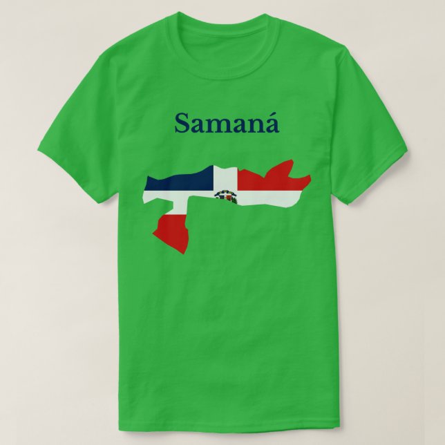 Samana Province Dominican Republic T-Shirt (Design Front)