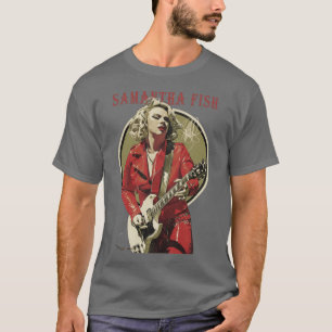 samantha fish guitarist retro art boy T-Shirt