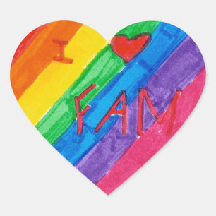 Samantha: Heart Sticker