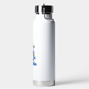 SAMANTHA Name Personalised Custom Rainbow Unicorn Water Bottle