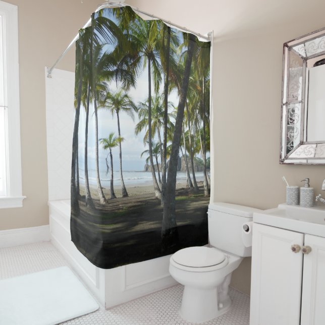 Sàmara Beach Shower Curtain (In Situ)