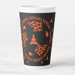 Samara Buddhist - Nirvana Buddhism Latte Mug