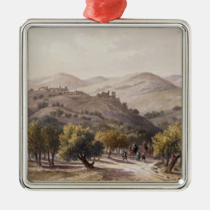 Samaria, engraved by Jean Jacottet Metal Tree Decoration
