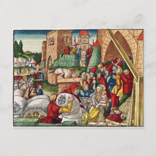 Samaria under siege postcard