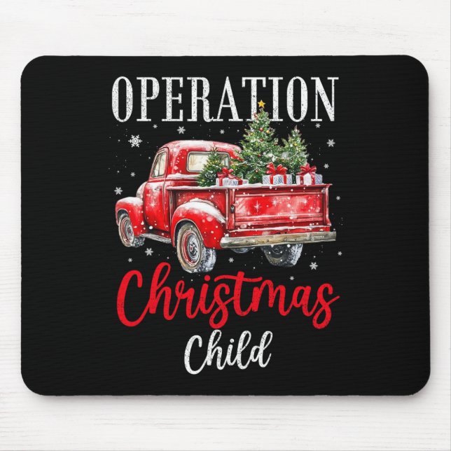 Samaritan's Purse Operation Christmas Child Funny  Mouse Pad (Front)