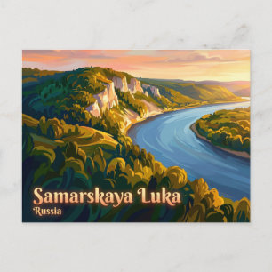 Samarskaya Luka National Park Russia Postcard