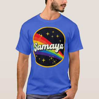 Samaya Rainbow In Space Vintage Style T-Shirt