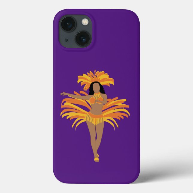 Samba Dancer Purple Phone Case (Back)