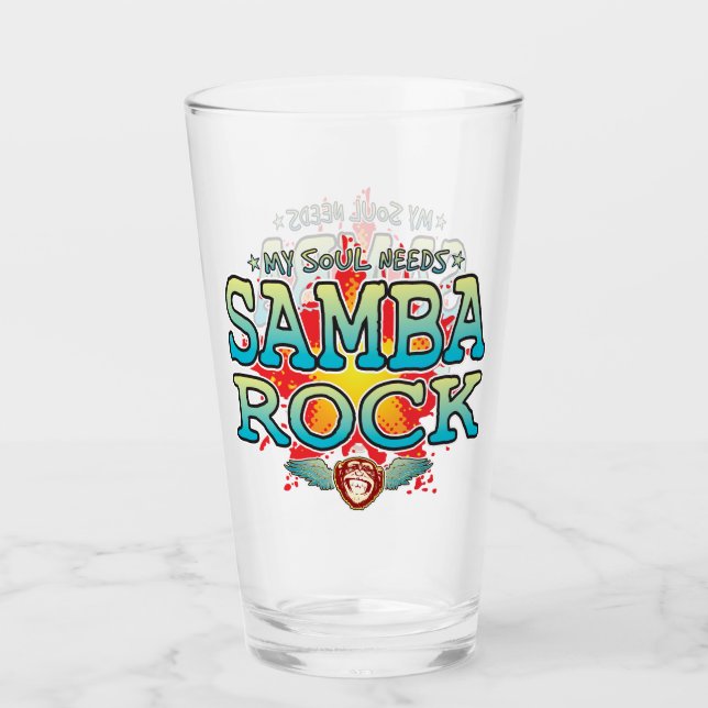 Samba Rock Soul Glass Tumbler (Front)
