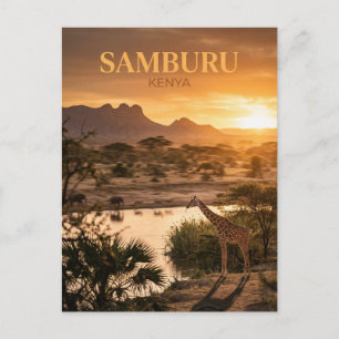 Samburu Reserve, Archer's Post, Samburu County Postcard