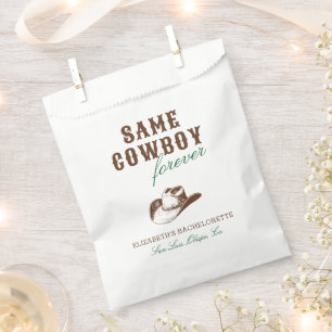 Same Cowboy Forever Bachelorette Weekend Favour Bags