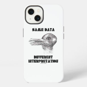 Same Data Different Interpretation Duck Rabbit iPhone 13 Case