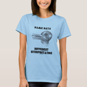 Same Data Different Interpretation (Duck Rabbit) T-Shirt