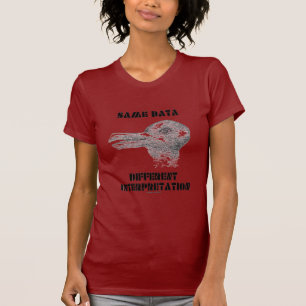 Same Data Different Interpretation Illusion Psyche T-Shirt