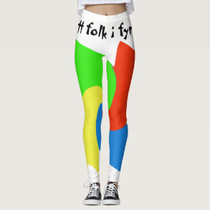 Same design and text legging