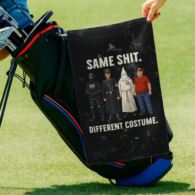 Same Different Costume Golf Towel (Creator Uploaded)