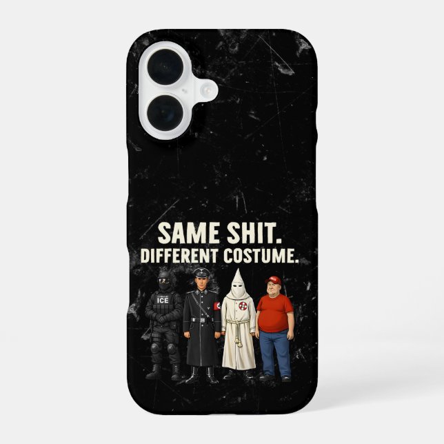 Same Different Costume iPhone 16 Case (Back)