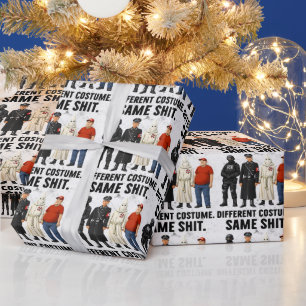 Same Different Costume Wrapping Paper