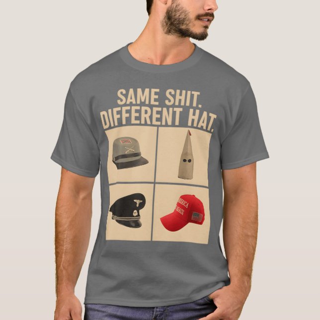 Same Different Hat For T-Shirt (Front)