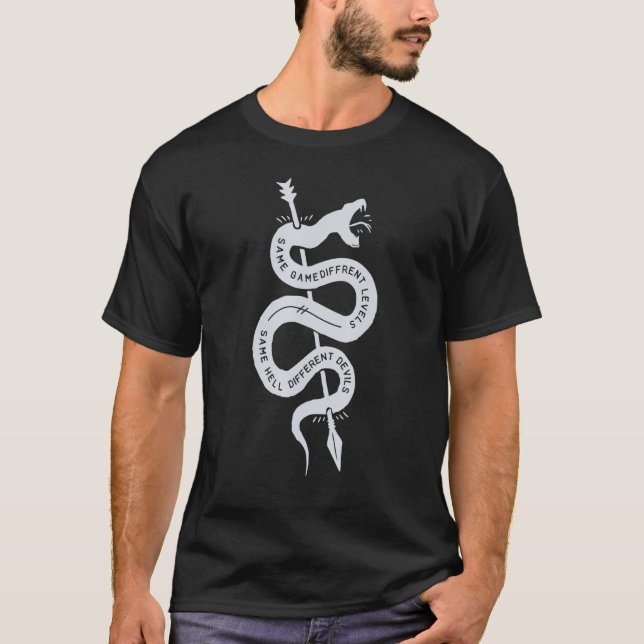 Same Game Different Levels Same Hell Different Dev T-Shirt (Front)