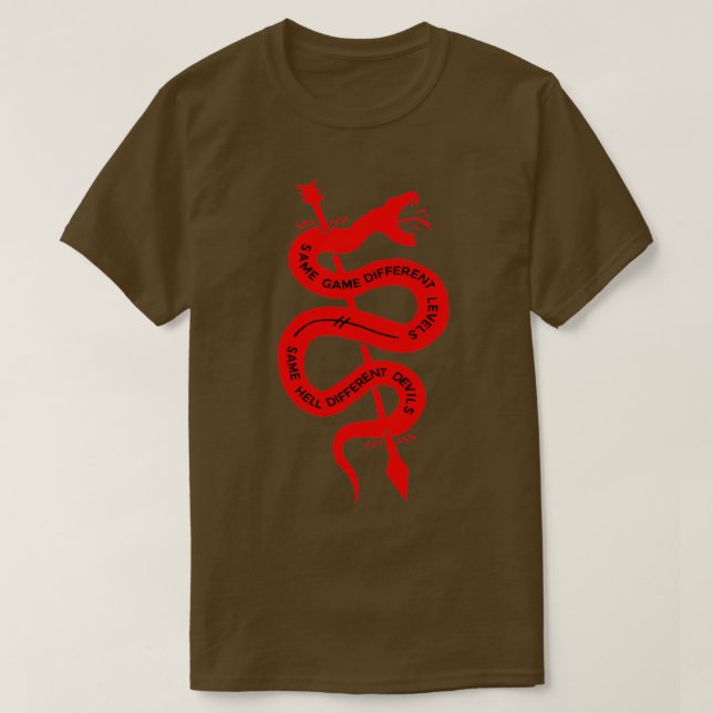 Same game different levels Same hell different dev T-Shirt (Design Front)