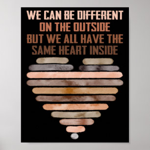Same Heart Black History Month African American Me Poster