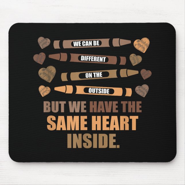 Same Heart Black History Month African American Mouse Pad (Front)