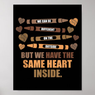 Same Heart Black History Month African American Poster