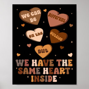 Same Heart Black History Month African American Wo Poster