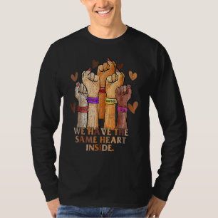 Same Heart Black History Month BLM Melanin Pride W T-Shirt