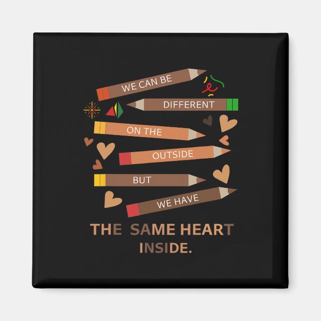Same Heart Black History Month  Magnet (Front)